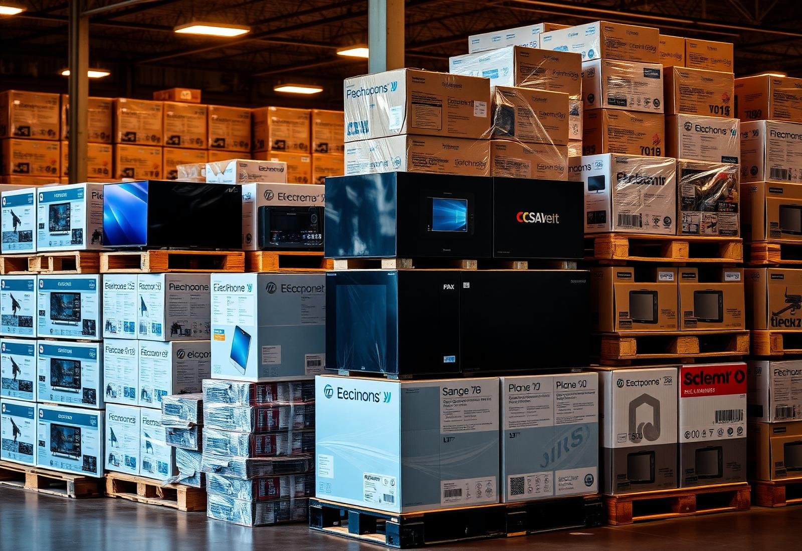Warehouse of liquidation pallets