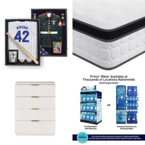 1 pallet 44 pcs t shirts, polos, sweaters, underwear, intimates, sleepwear & socks, mattresses, bedroom new damaged box walmart lot id: 934098